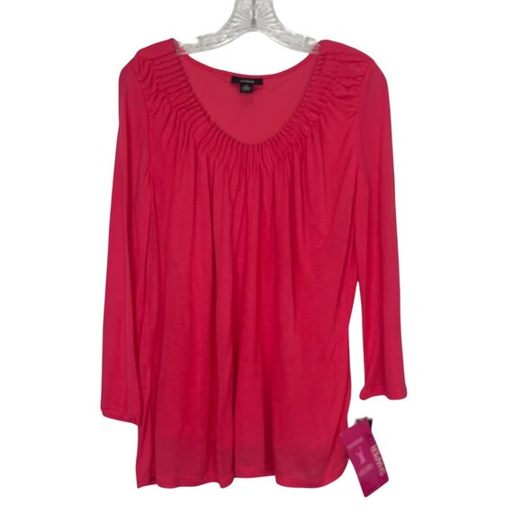 Alfani Womens Shaper Top Shirt Radiant Rose Size Medium New - Picture 1 of 10